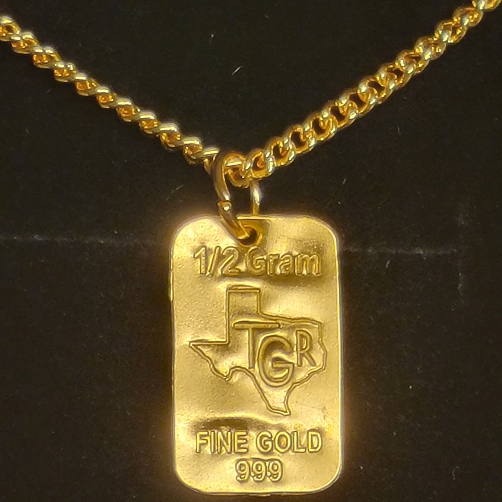 .999 24kt Solid Fine Gold Pendant / Charm - New